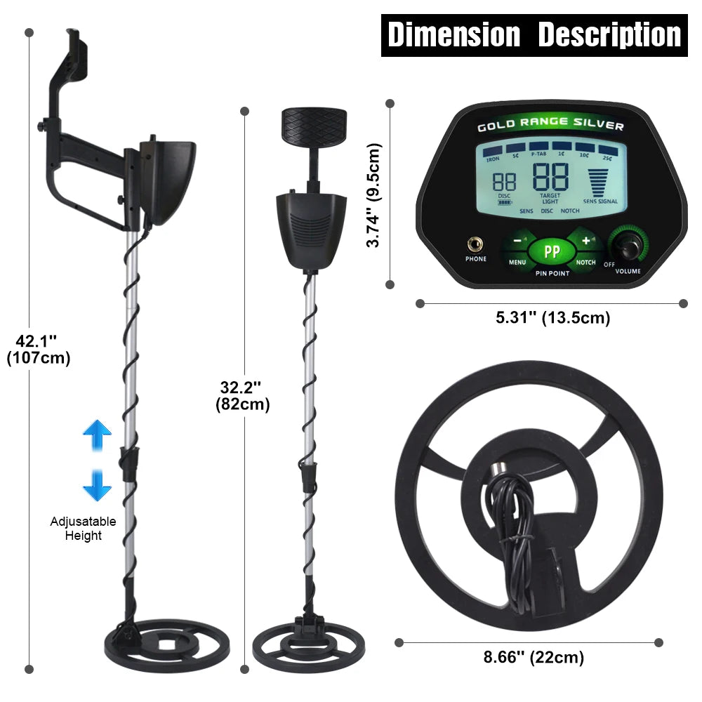Metal Detector Gold Tianxun MD-4090 Detectors For Gold Treasure Hunting Gold Underground Long Range Metal Detector De Metales