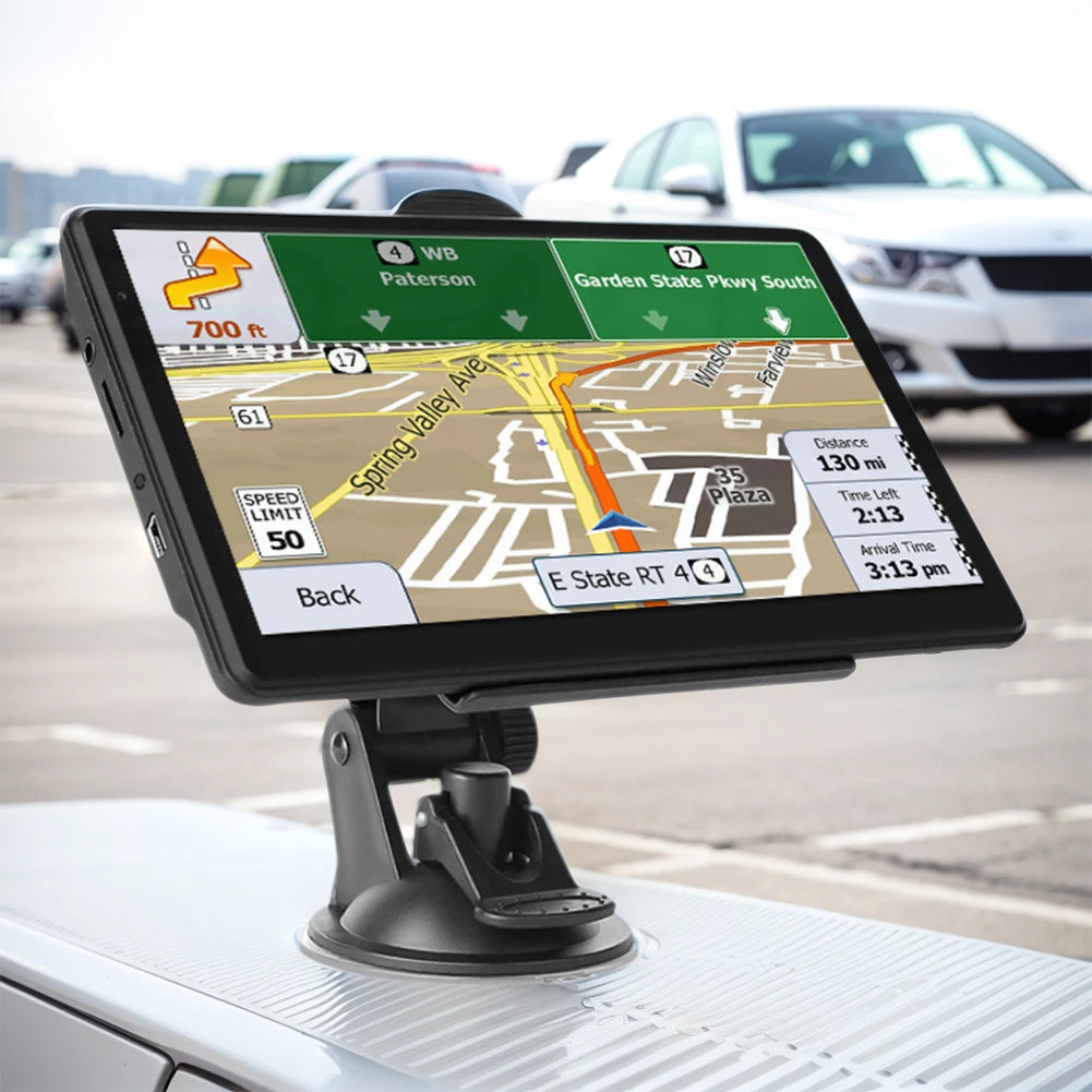 7 Inch Car GPS Navigator FM Transmitter HD TFT Touch Screen Portable Auto Satellite GPS Navigation EU AU US Map 256MB+8G