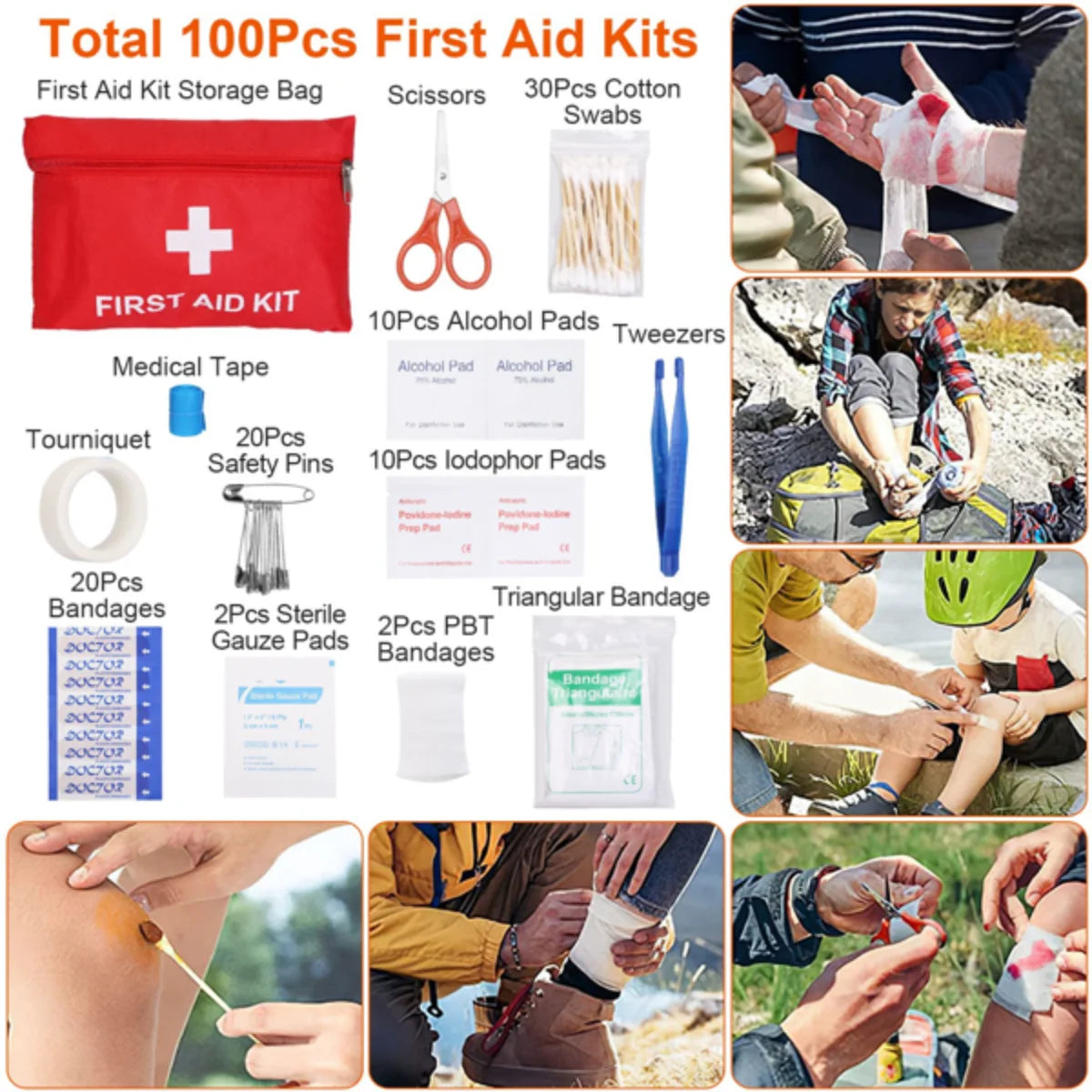 125-in-1 Survival Kit for Men | Tactical Emergency Gear with First Aid