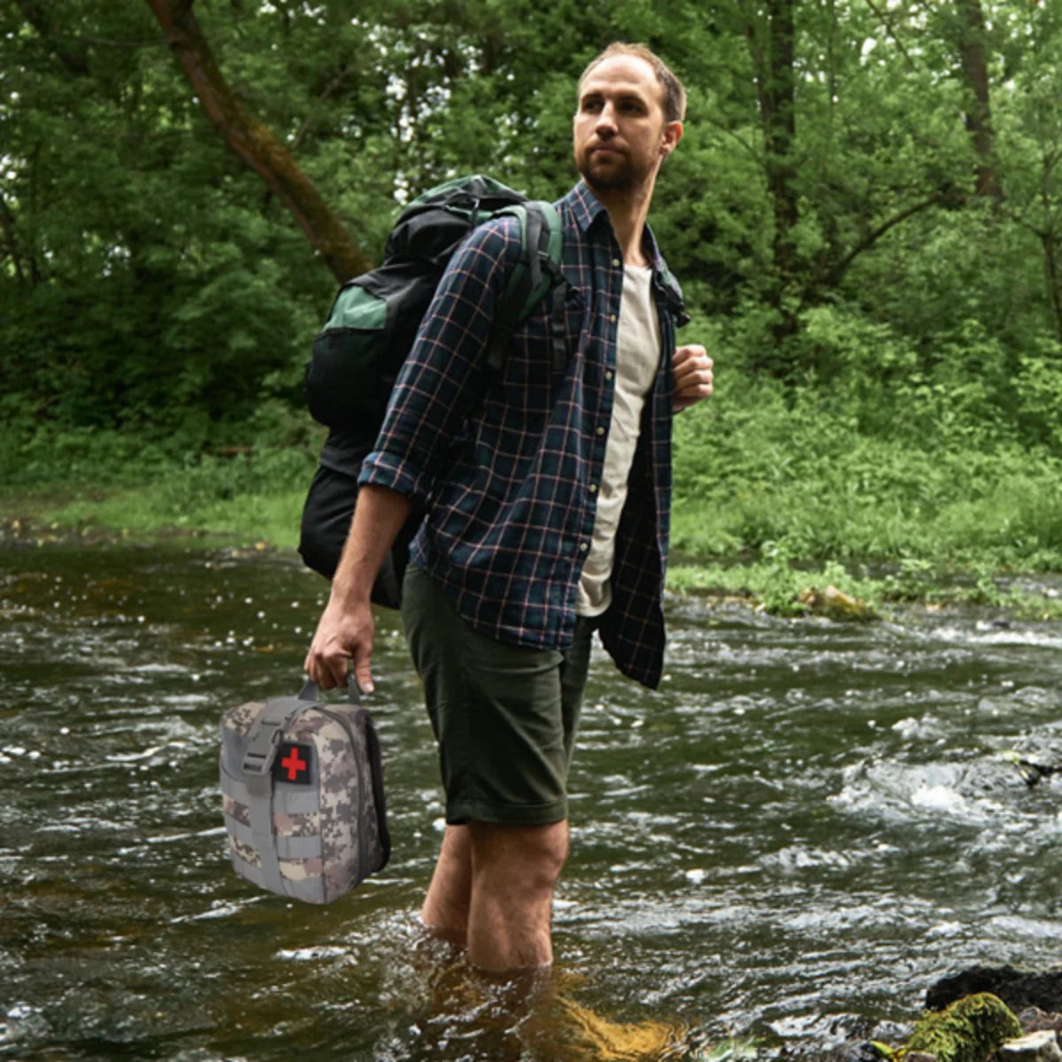 125-in-1 Survival Kit for Men | Tactical Emergency Gear with First Aid