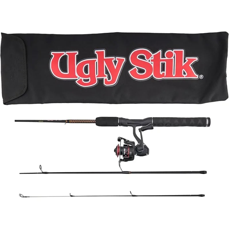 Ugly Stik GX2 Spinning Reel and Fishing Rod Combo New Model 30 Size Reel